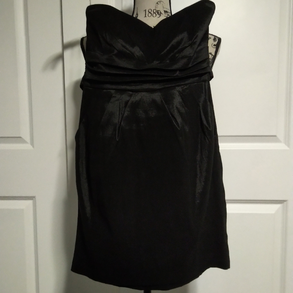 Little Black Bow Dress - Size Large
